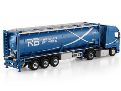 WSI WSI DAF XG 4x2 with 3-axle 40ft tipping bulk container trailer RB LOGISTICS