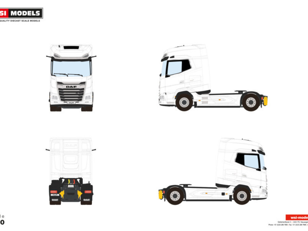 WSI WSI DAF XG+ MY25 4X2 WHITE LINE