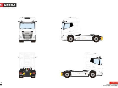 WSI WSI DAF XG+ MY25 4X2 WHITE LINE