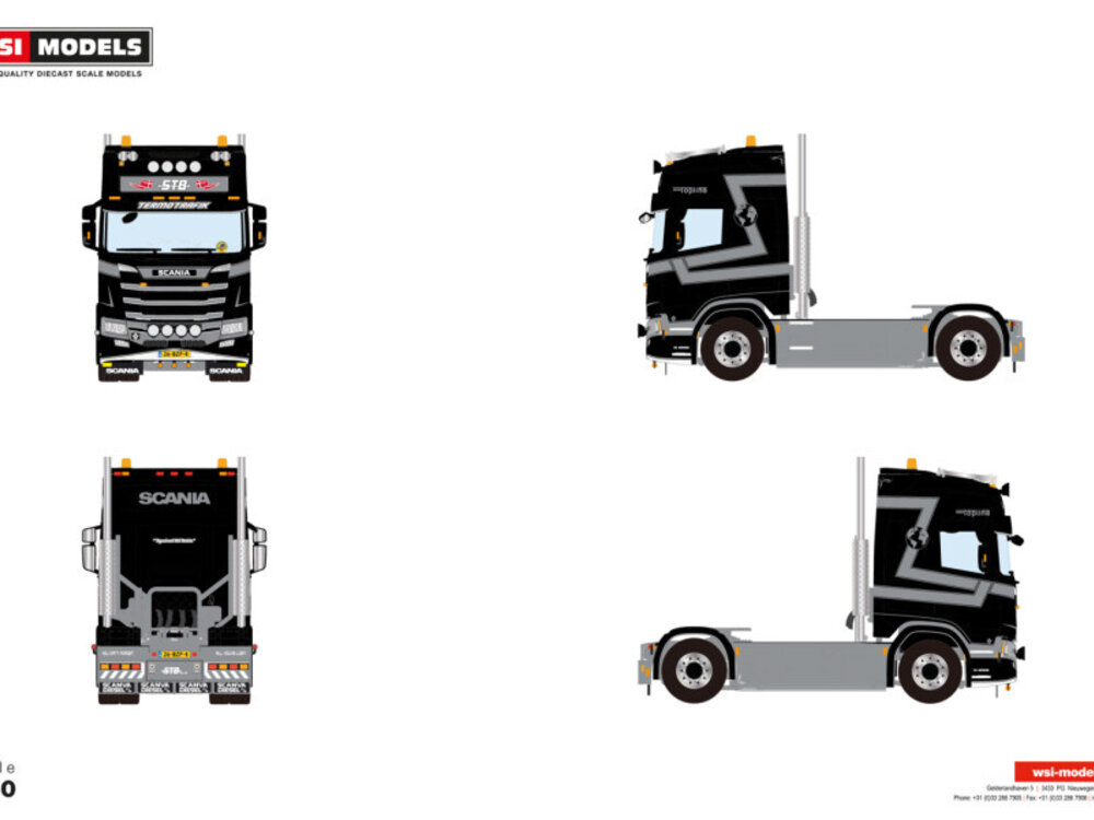 WSI WSI Scania R Highline 4x2 STB THERMO TRAFIK