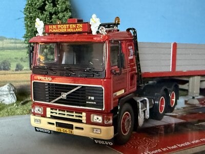 Tekno Tekno Volvo F16 6x2 trekker met 3 assige stenenoplegger H.N. POST & ZN.