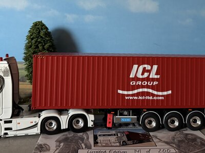 WSI WSI Scania S660 6x2 with 3-axle container trailer DAVID A GUATELLA Liverpool England