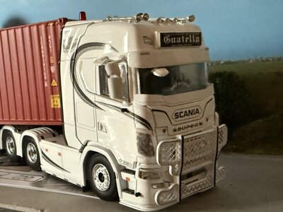 WSI WSI Scania S660 6x2 with 3-axle container trailer DAVID A GUATELLA Liverpool England