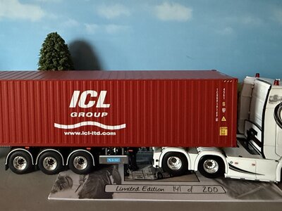 WSI WSI Scania S660 6x2 with 3-axle container trailer DAVID A GUATELLA Liverpool England