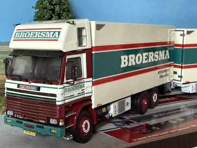 Tekno Tekno Scania 113M /360 Rigid truck with trailer BROERSMA