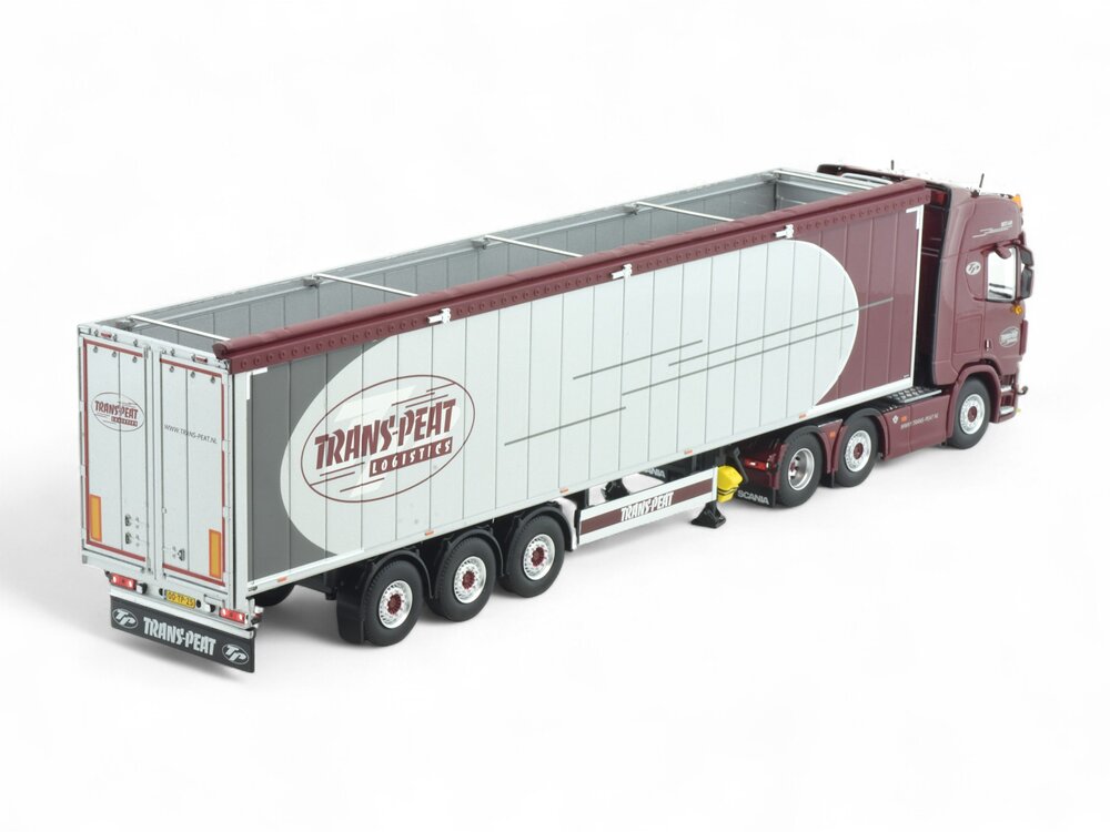 Tekno Tekno Scania NGR 6x2 met 3-assige Walking Floor oplegger TRANS-PEAT LOGISTICS