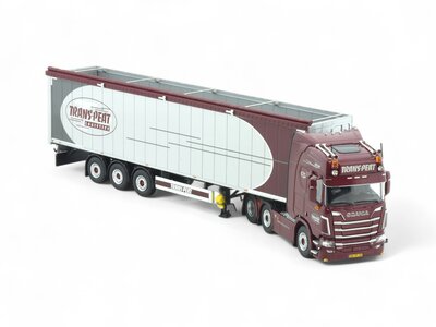 Tekno Tekno Scania NGR 6x2 met 3-assige Walking Floor oplegger TRANS-PEAT LOGISTICS