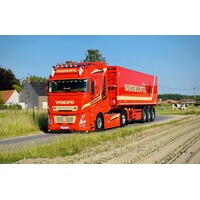 Tekno Volvo FH Aero Globetrotter 4x2 met 3-assige Stas kipper VANDEMOORTEL