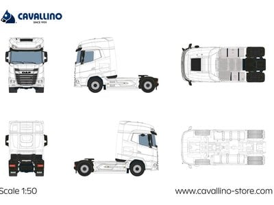 Cavallino Cavallino DAF XG+ 4x2 BASIC LINE
