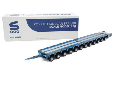 Sarens store IMC Kamag K25 2x6 axle and drawbar + PPU SARENS