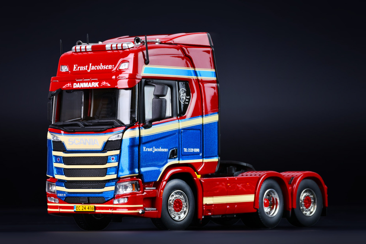 IMC Scania R High roof 6X2 ERNST JACOBSEN - Miniatuurshop.com