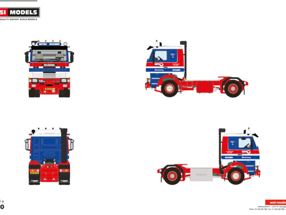WSI WSI Scania 112M 4x2 WETRO WOUDENBERG