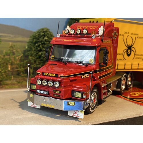 Tekno Tekno Scania Torpedo 3 series Topline with curtain side trailer STJARNSTROM