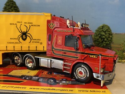 Tekno Tekno Scania Torpedo 3 series Topline with curtain side trailer STJARNSTROM