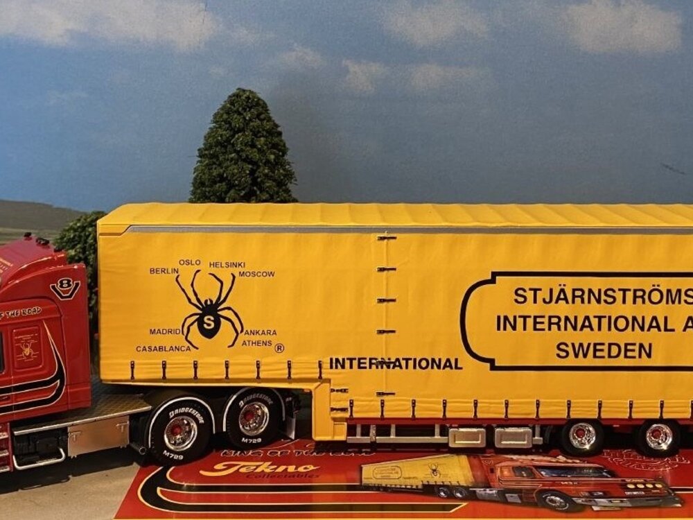 Tekno Tekno Scania Torpedo 3-serie Topline met huifoplegger STJARNSTROM