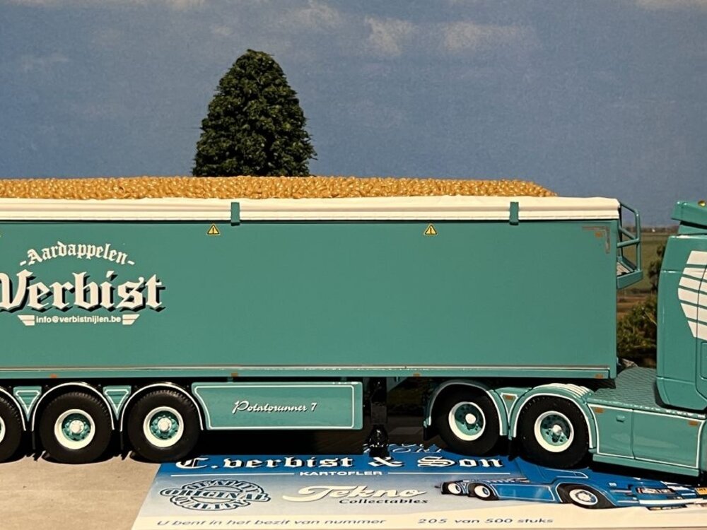 Tekno Tekno Scania Next Gen R650 Highline with potato-semitrailer + load VERBIST