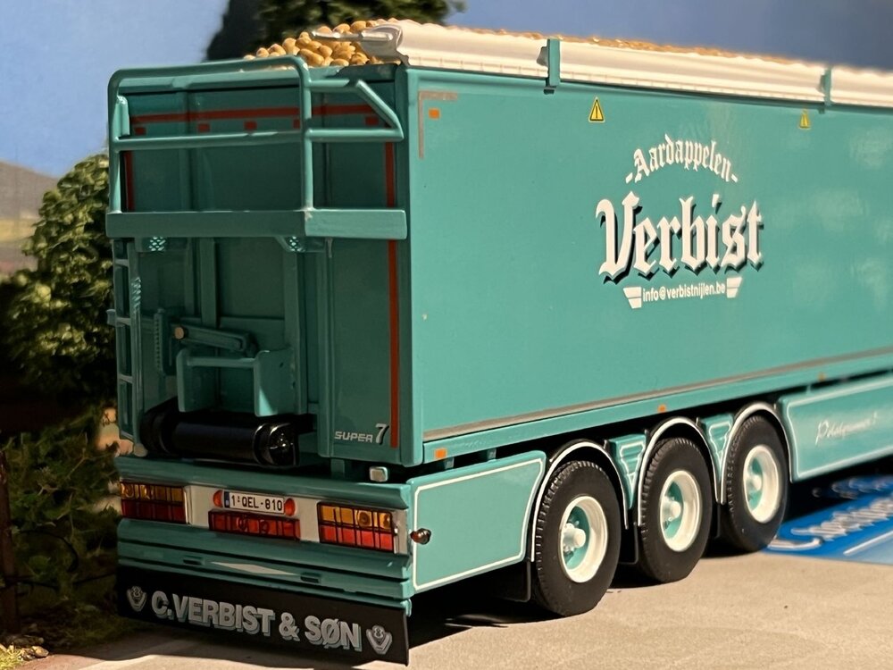 Tekno Tekno Scania Next Gen R650 Highline with potato-semitrailer + load VERBIST