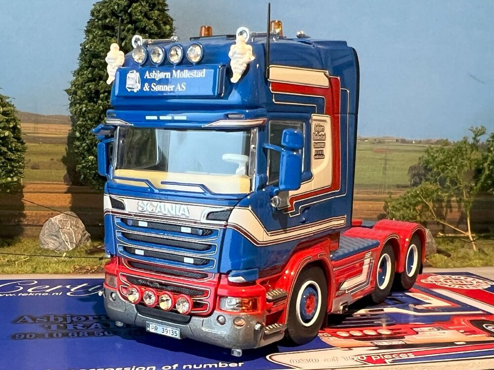 Tekno Tekno Scania R Topline  6x2 MOLLESTAD