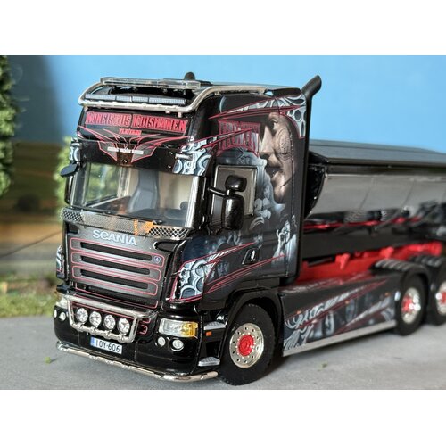 WSI WSI Scania R Topline 6x2 hooklift system + container KUISMANEN