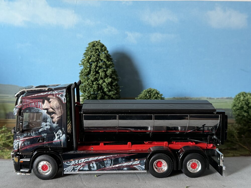 WSI WSI Scania R Topline 6x2 hooklift system + container KUISMANEN