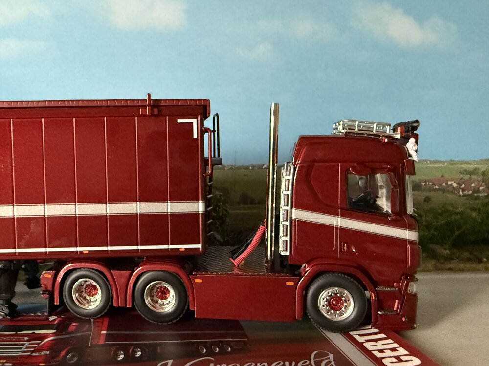 WSI WSI Scania R normal 6x2 sleepas + 3-as volume oplegger J. GROENEVELD TRANSPORT