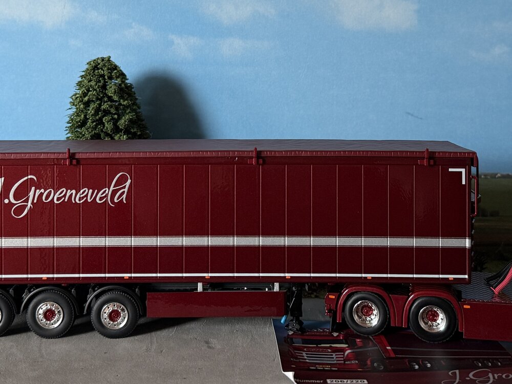 WSI WSI Scania R normal 6x2 sleepas + 3-as volume oplegger J. GROENEVELD TRANSPORT