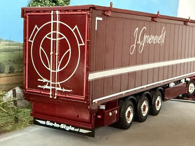 WSI WSI Scania R normal 6x2 sleepas + 3-as volume oplegger J. GROENEVELD TRANSPORT