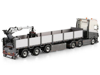 WSI WSI Scania S Highline 6x2 + 3-axle bricktrailer DE LINDENBORG