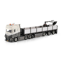 WSI Scania S Highline 6x2 + 3-axle bricktrailer DE LINDENBORG