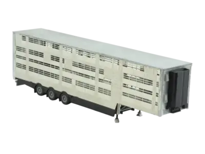 Tekno Tekno Livestock trailer 3-axle Trailer kit