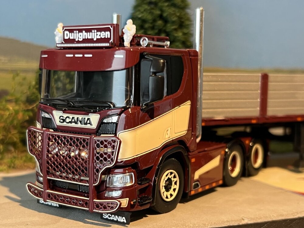 Tekno Tekno Scania R650 next Gen met 3-as stenenoplegger DUIJGHUIJZEN