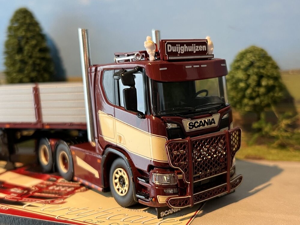 Tekno Tekno Scania R650 next Gen with 3-axle brick trailer DUIJGHUIJZEN