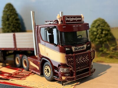 Tekno Tekno Scania R650 next Gen with 3-axle brick trailer DUIJGHUIJZEN