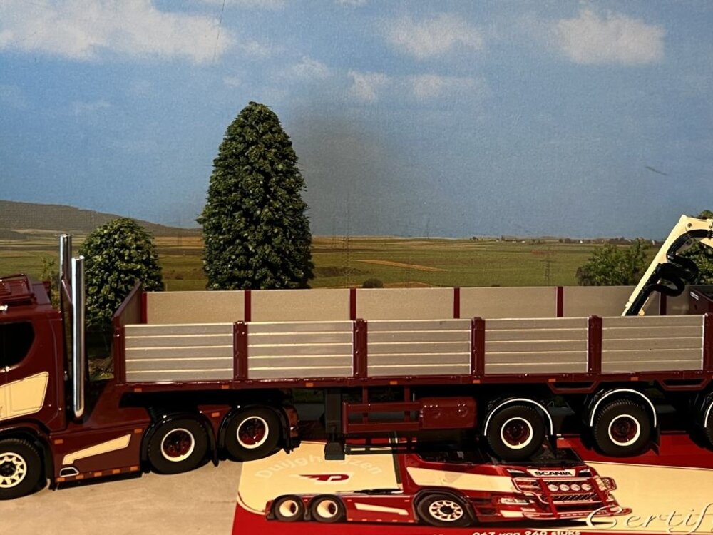 Tekno Tekno Scania R650 next Gen met 3-as stenenoplegger DUIJGHUIJZEN