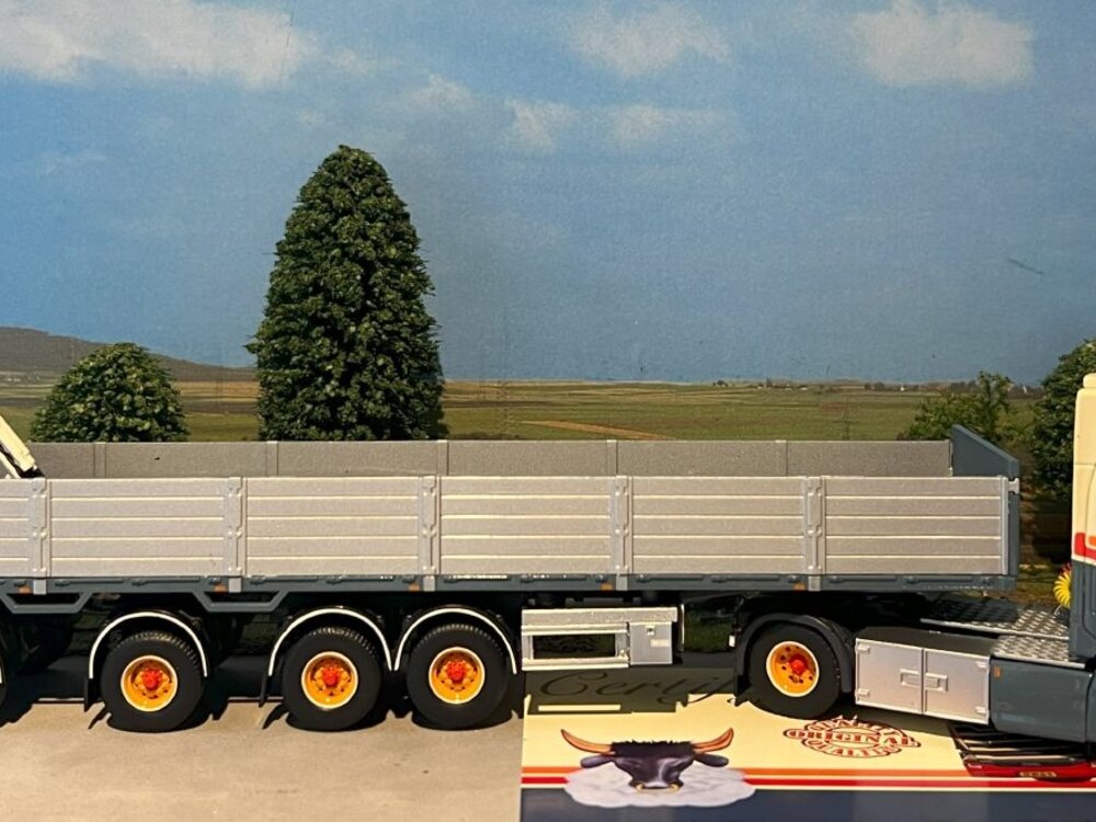 Tekno Tekno Scania Next Gen R-serie Highline with 4-axle brick trailer VERHEUL