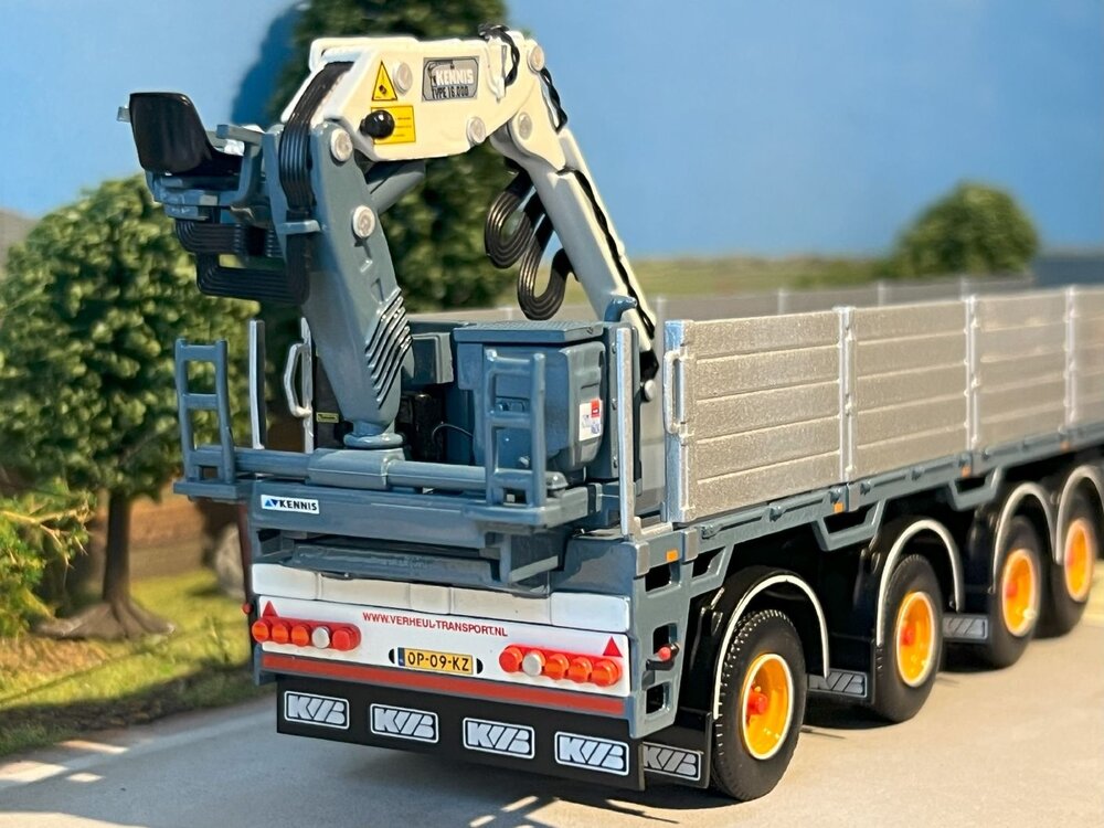 Tekno Tekno Scania Next Gen R-serie Highline met 4-assige stenenoplegger VERHEUL