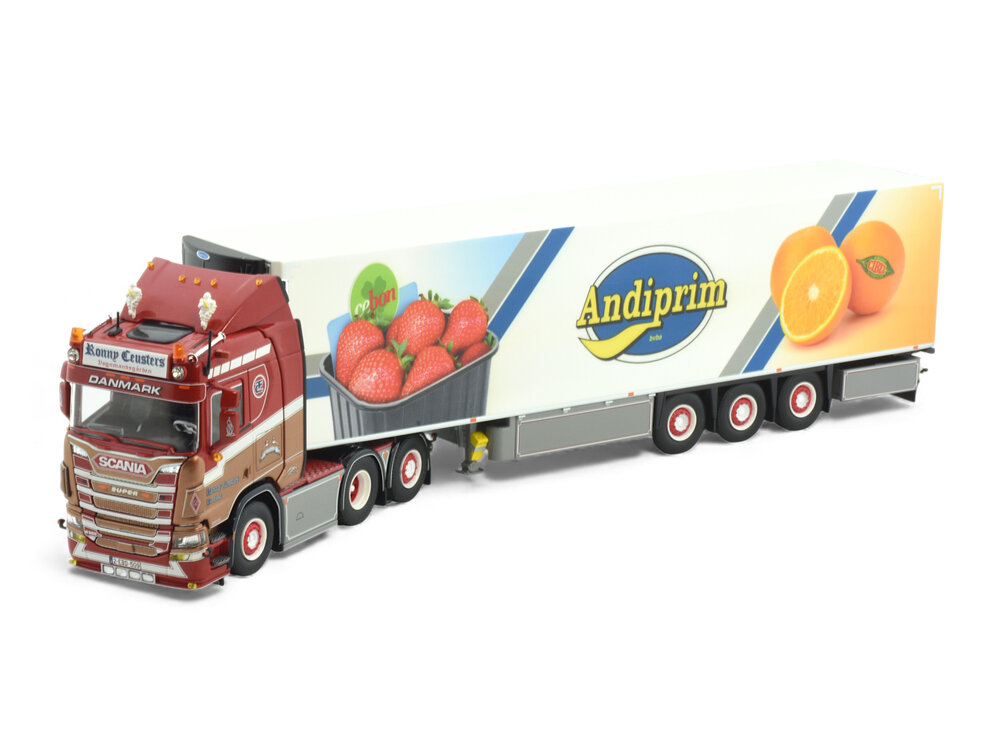 Tekno Tekno Scania Next Gen R Highline + 3-axle reefer trailer RONNY CEUSTERS