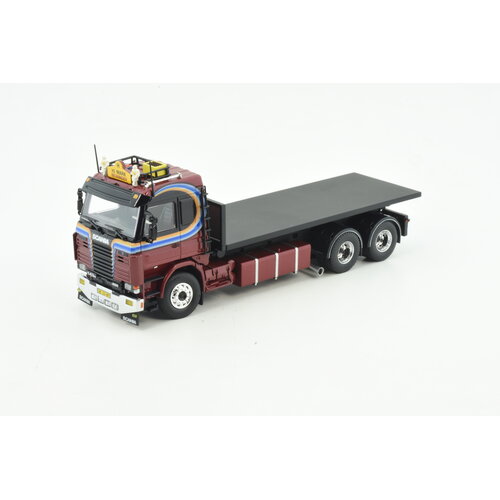 Tekno Tekno Scania 143 Topline with NCH systeem and flatbed PATRICK VAN DER MARK