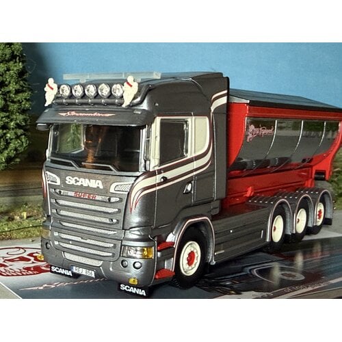 Tekno Tekno Scania R Highline with hooklift + container THIZ