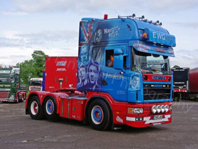Tekno Tekno Scania 4-serie Topline 6x2 GARDNER E.W. "Naughty Boys"