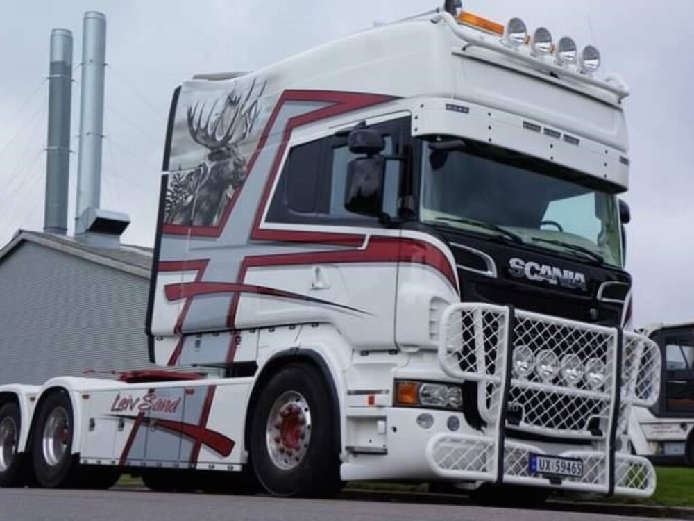 Tekno Tekno Scania R-serie Longline 6x2 LEIV SAND