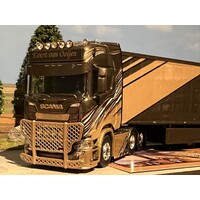 Tekno Scania Next Gen S650 6x2 sleepas met Walking floor oplegger EVERT VAN OOIJEN