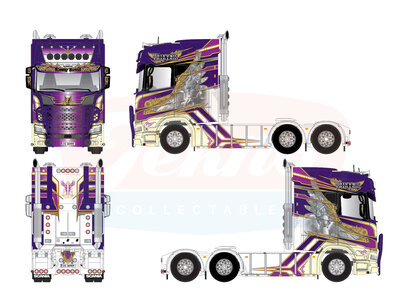 Tekno Tekno Scania NGS Highline 6x2 TOMMY KURAS "Valkyrie"