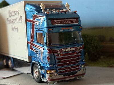 Tekno Tekno Scania R Zweedse combinatie LZV Ruttner Transport Zweden