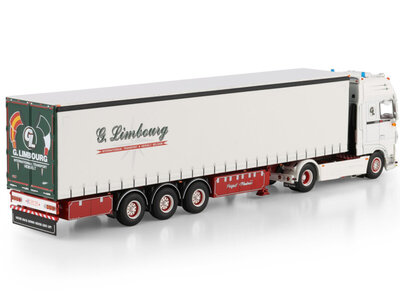 WSI WSI DAF XF SSC 4X2 with 3-axle curtainside trailer LIMBOURG