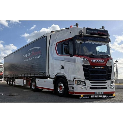WSI WSI Scania S Highline 4x2 with 3-axle curtainside trailer TRANSPORTS ALLAIRE