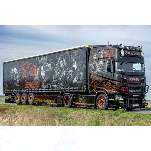 WSI WSI Scania S Highline 4x2 with 3-axle curtainside trailer EL-PATRON