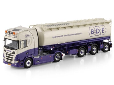 WSI WSI Scania R Highline 4x2 + 3-as diervoeding bulkoplegger BDE DIENSTVERLENING BV