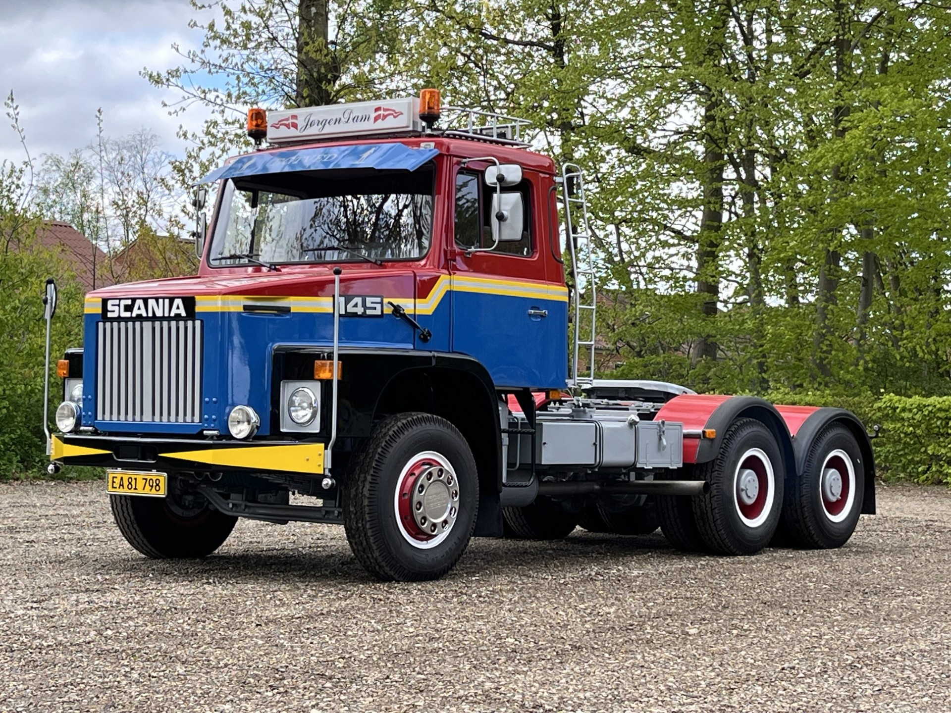 T145 Tekno Scania T145 6x4 JORGEN DAM - Miniatuurshop.com