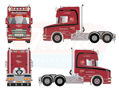 Tekno Tekno Scania R Torpedo Topline 6x2 HANS OLE CHRISTENSEN